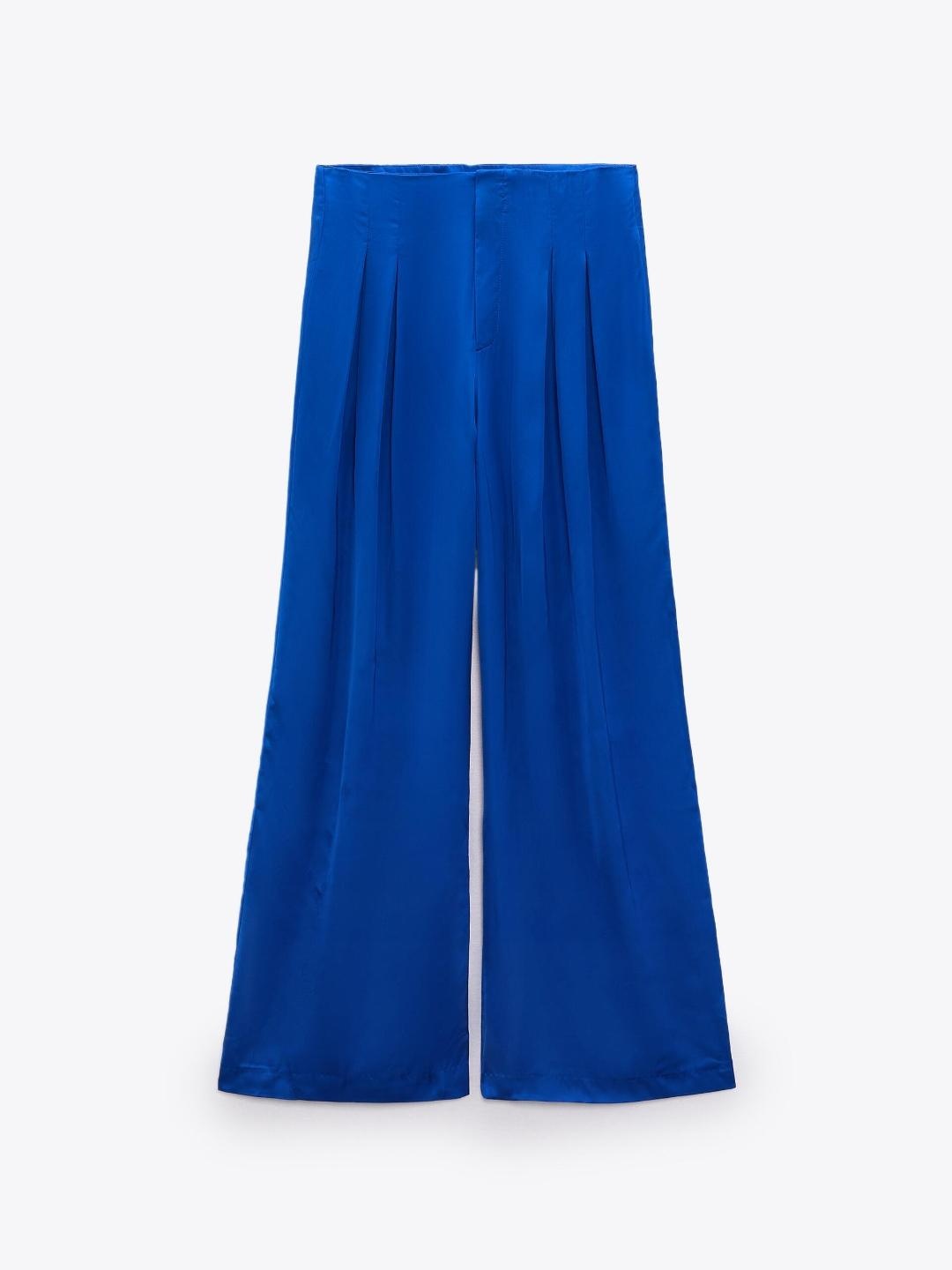 

ZARA Women Blue Trousers