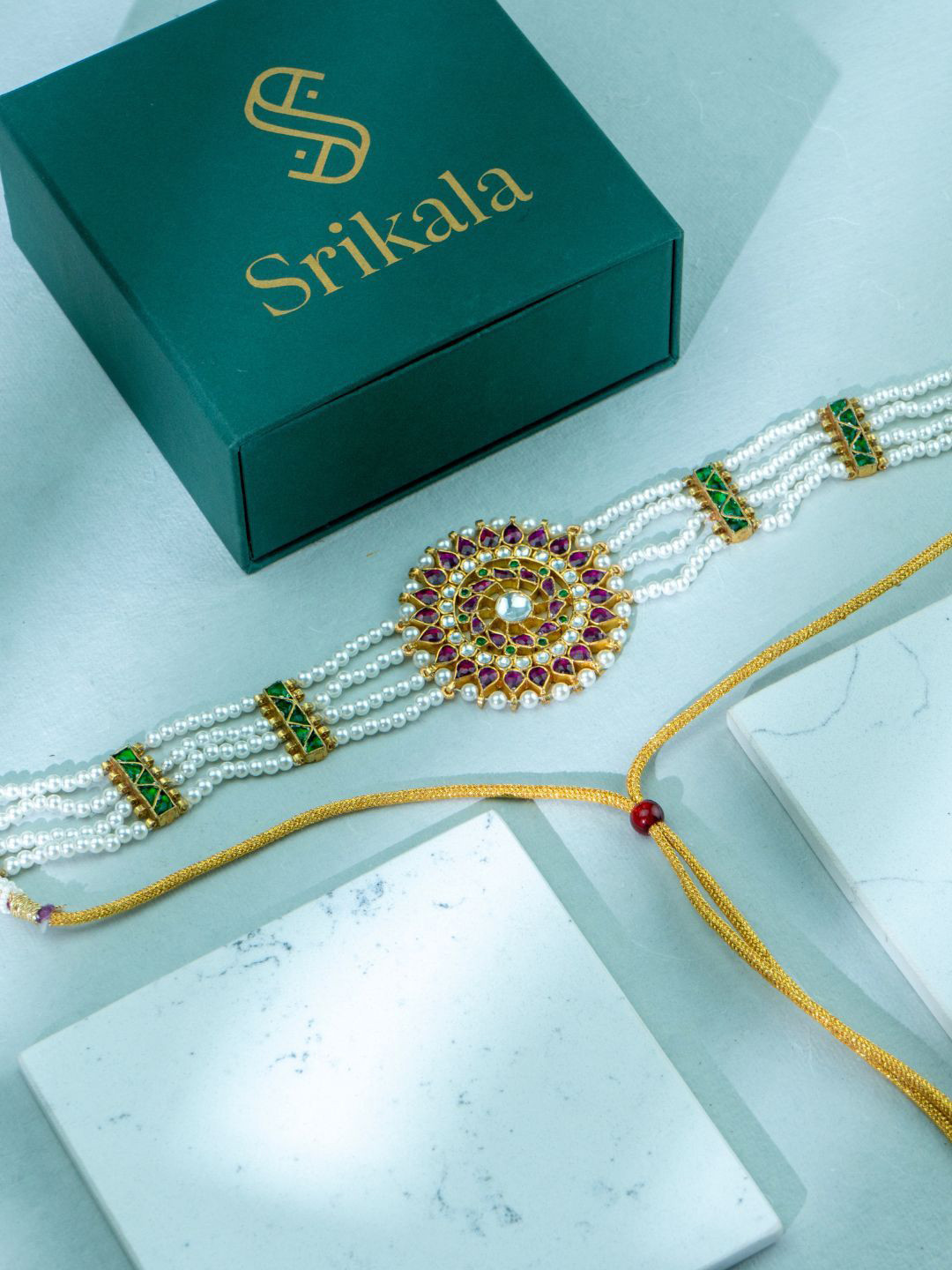 

srikala Gold-Plated Necklace
