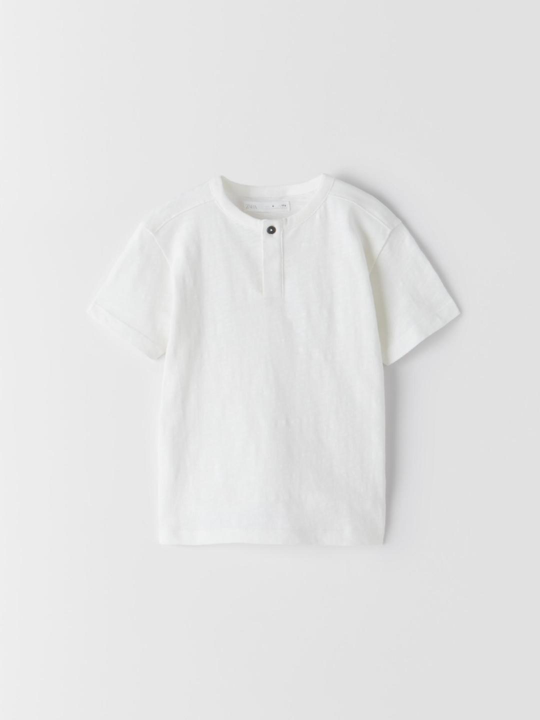 

ZARA Boys White Tshirts