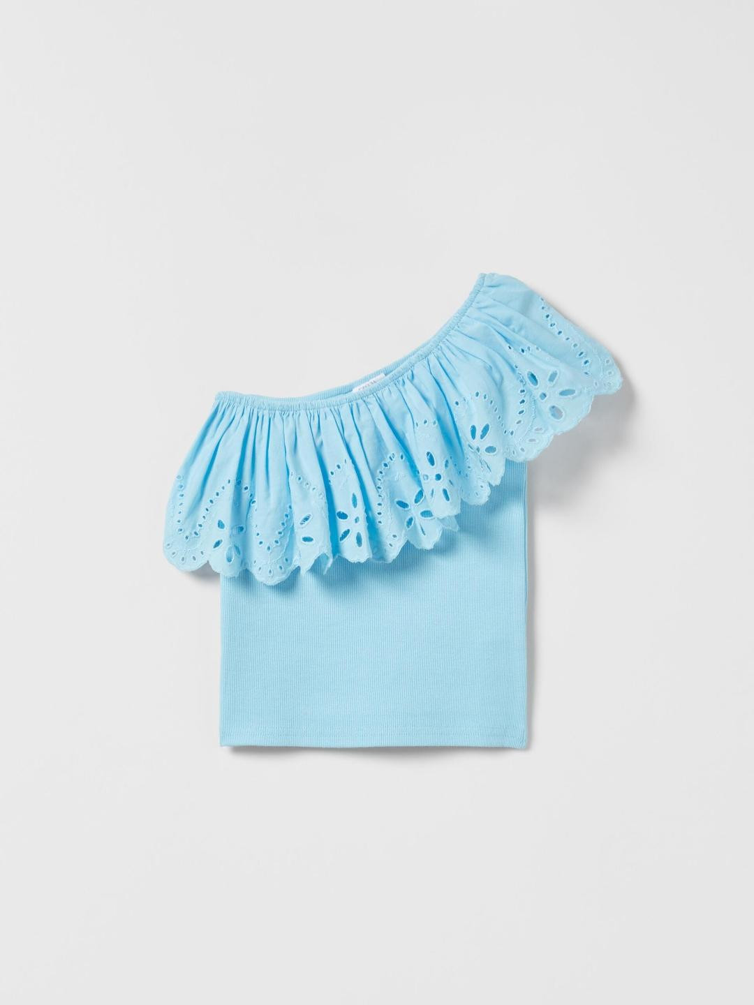 

ZARA Girls Blue Tshirts