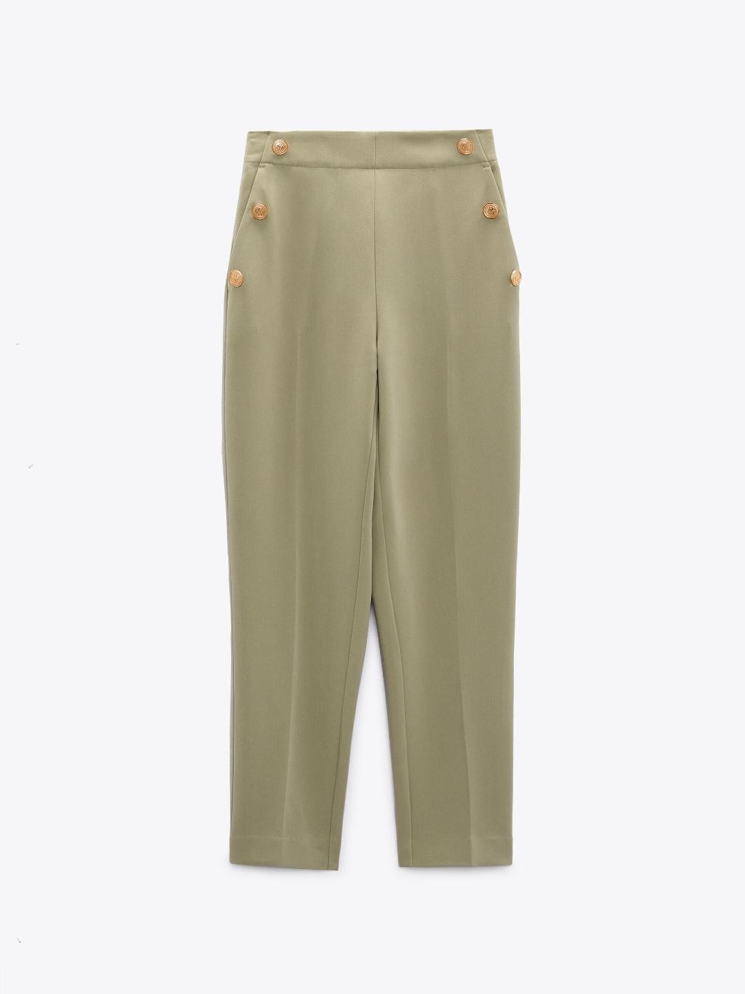 

ZARA Women Green Trousers