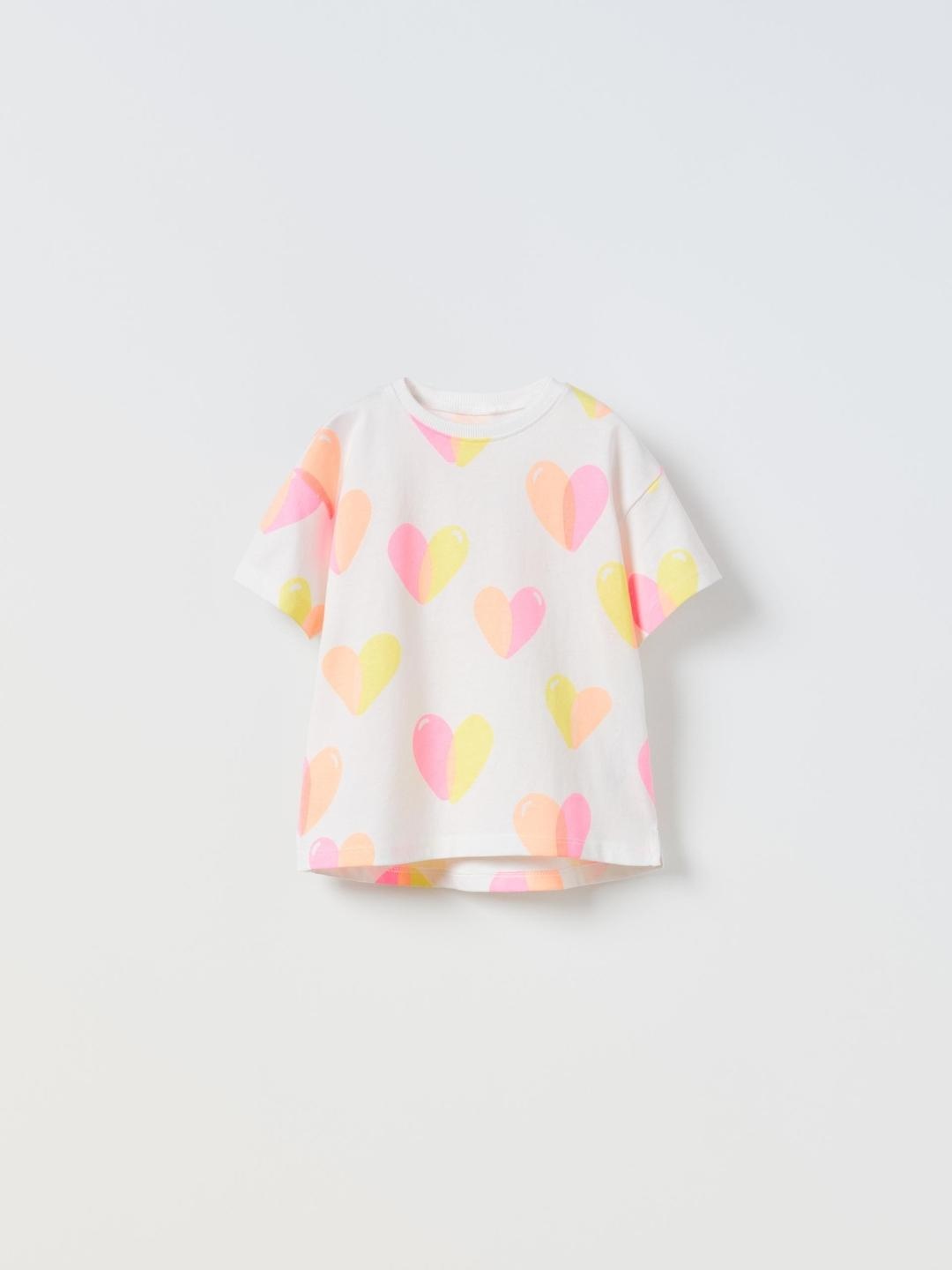 

ZARA Kids-Unisex White Tshirts