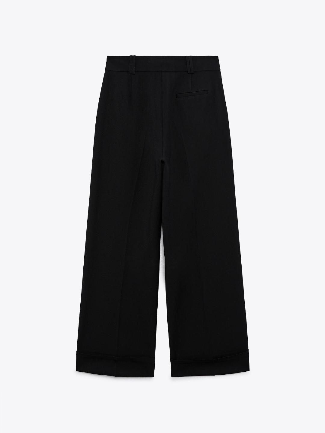 

ZARA Women Black Trousers