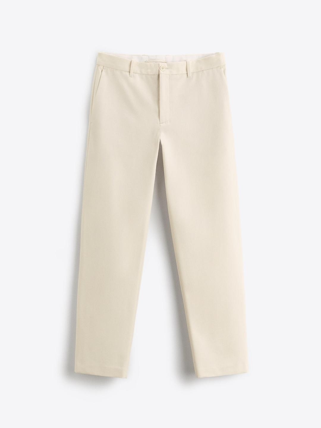

ZARA Men White Trousers