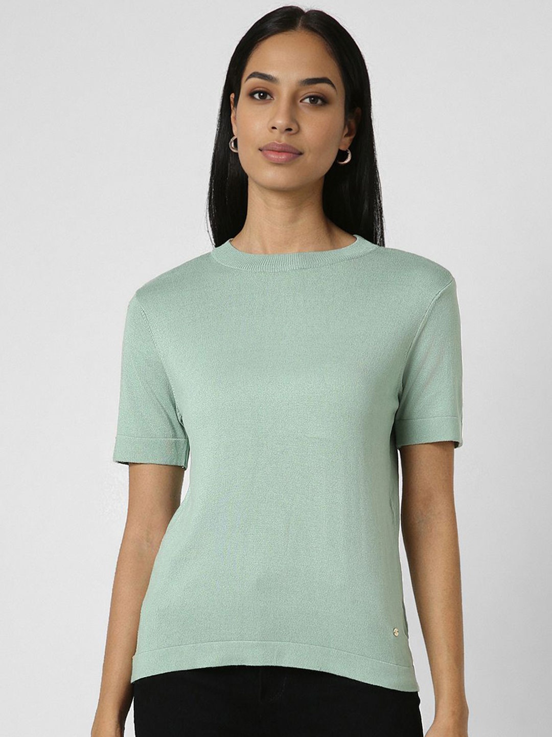 

Van Heusen Woman Cotton Knits Top, Green