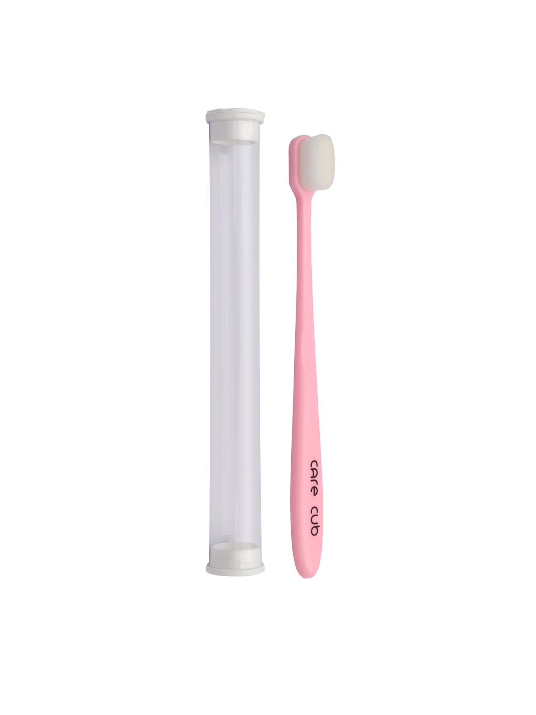 

CARE CUB Flat Ultra Soft Nano 10,000 Bristles Oral Toothbrush - Pink
