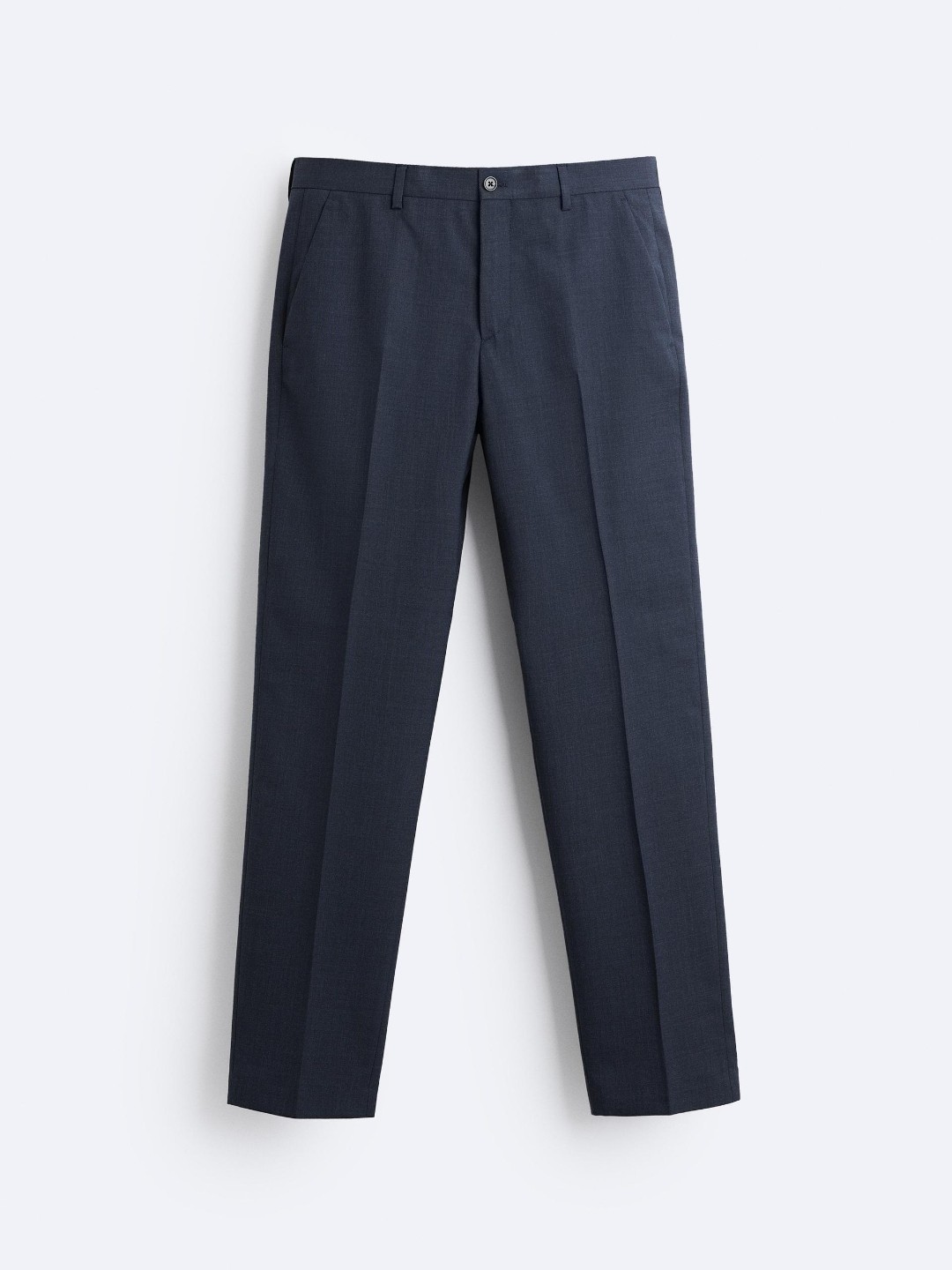 

ZARA Men Navy Blue Trousers
