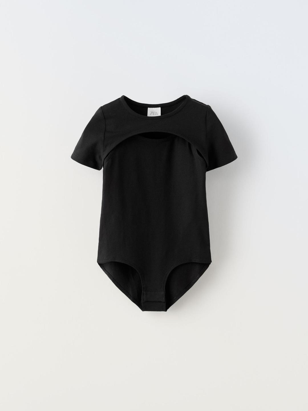 

ZARA Girls Black Tshirts