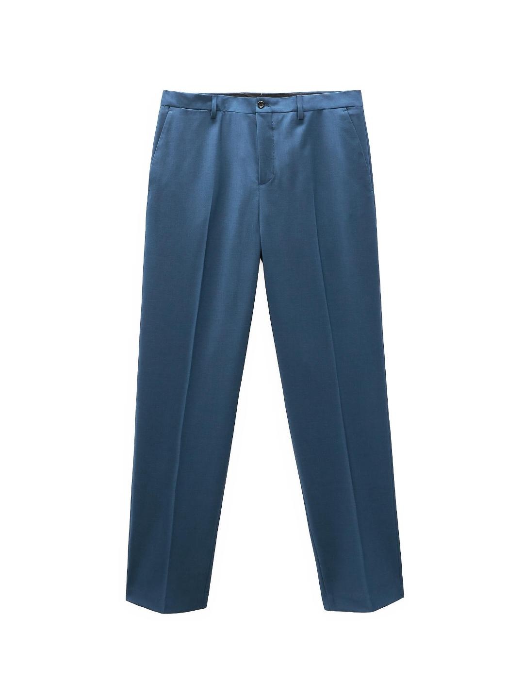 

ZARA Men Blue Trousers