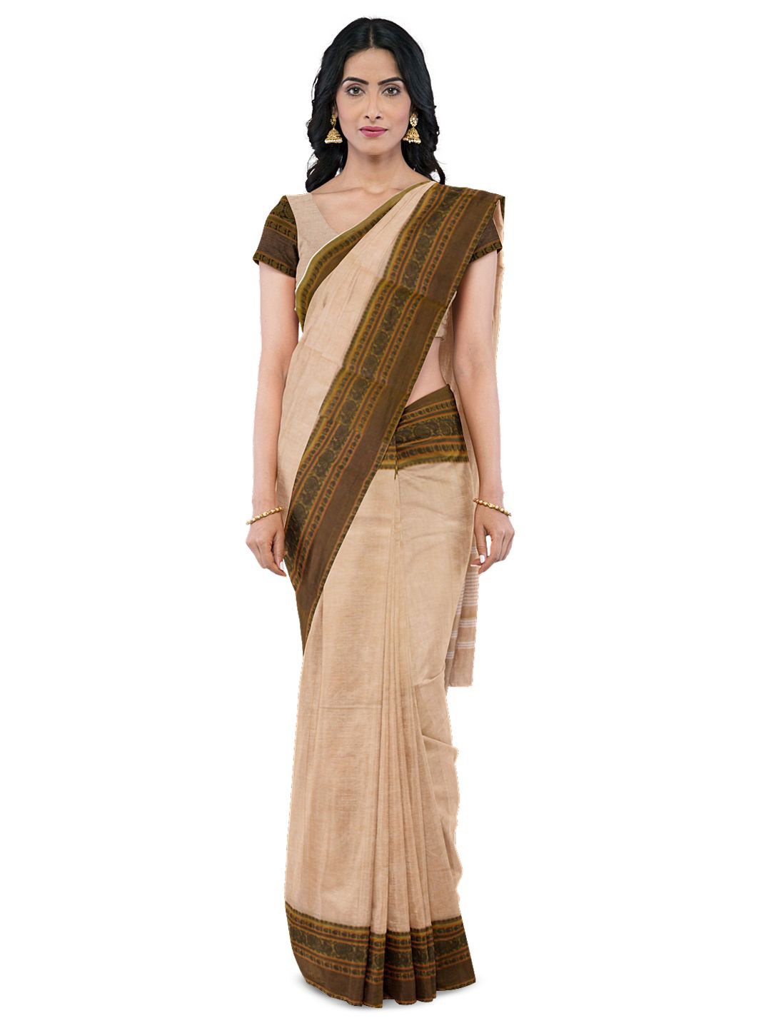 

Avishya Pure Cotton Saree, Beige