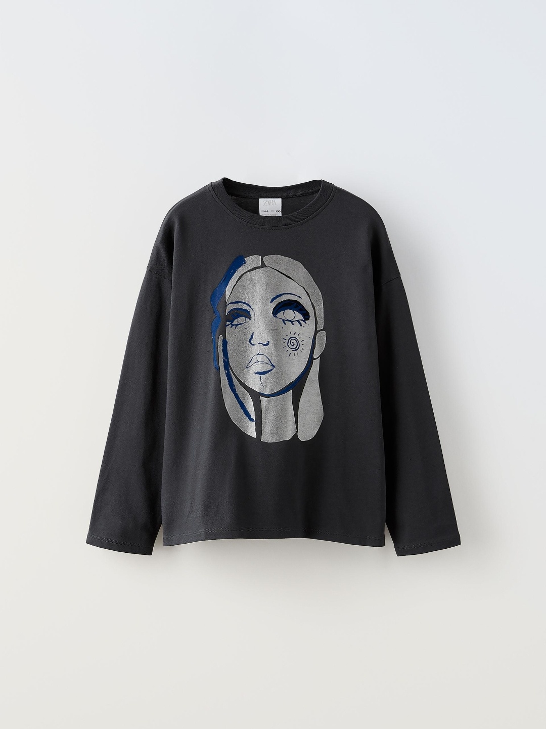 

ZARA Girls Grey Tshirts