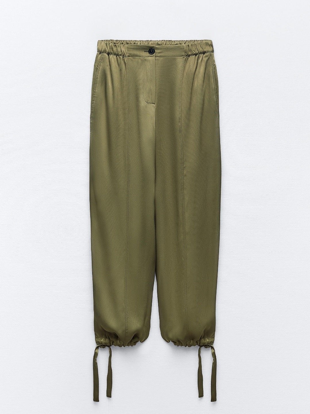 

ZARA Women Khaki Trousers