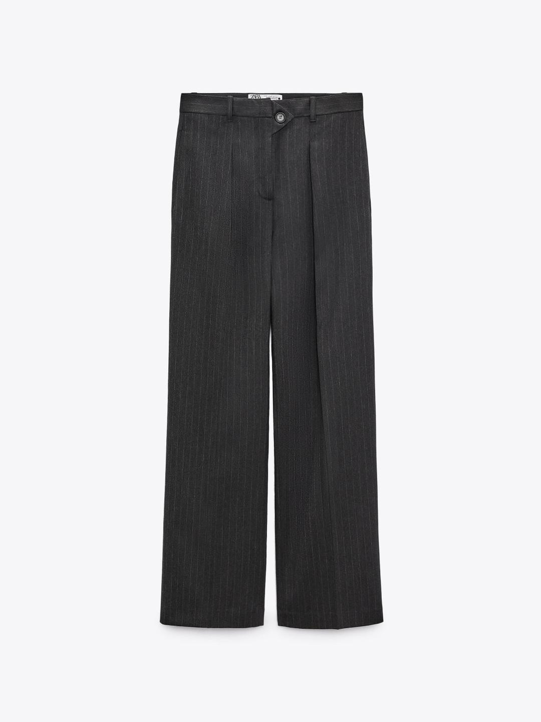 

ZARA Women Grey Trousers