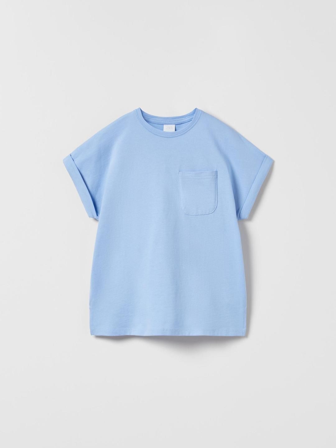

ZARA Girls Blue Tshirts