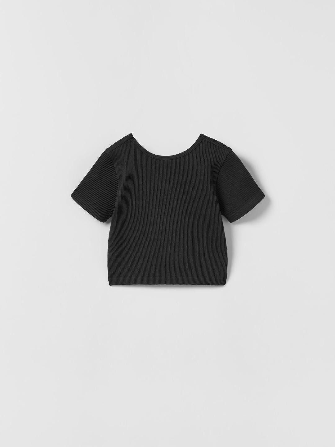 

ZARA Girls Black Tshirts