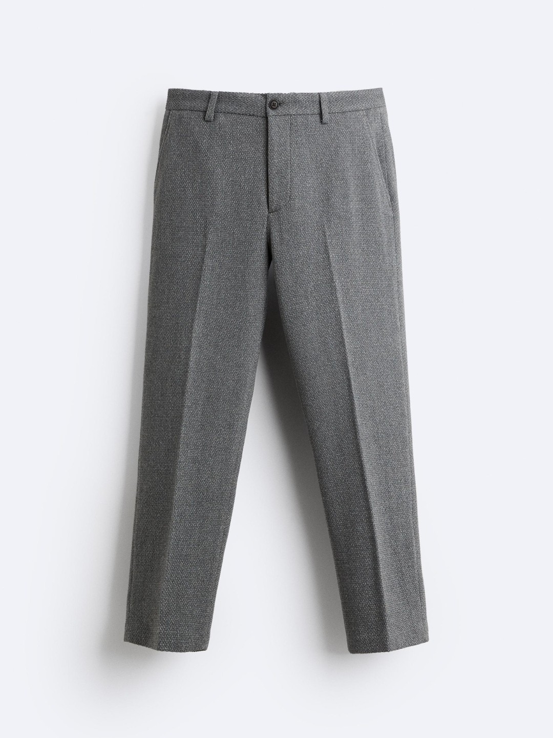

ZARA Men Grey Trousers