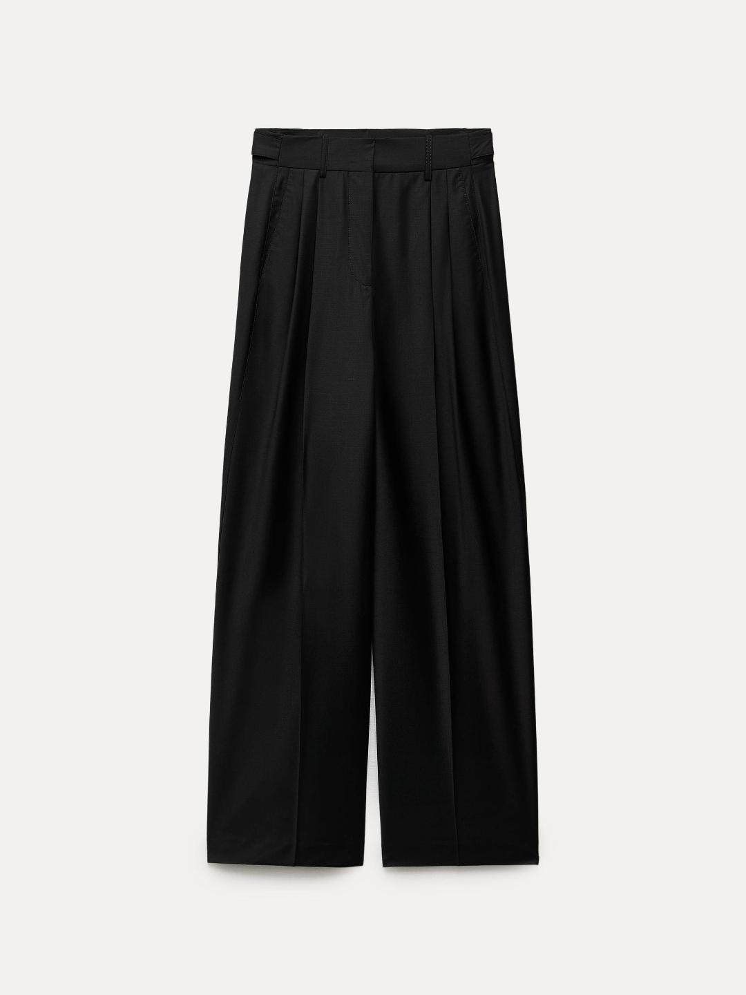 

ZARA Women Black Trousers