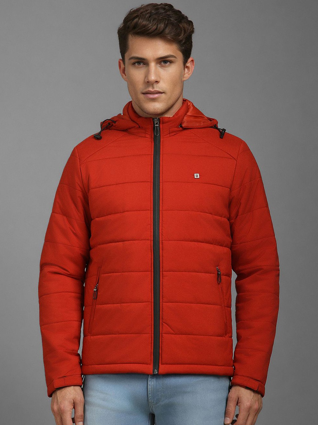 

Louis Philippe Sport Men Padded Jacket, Red