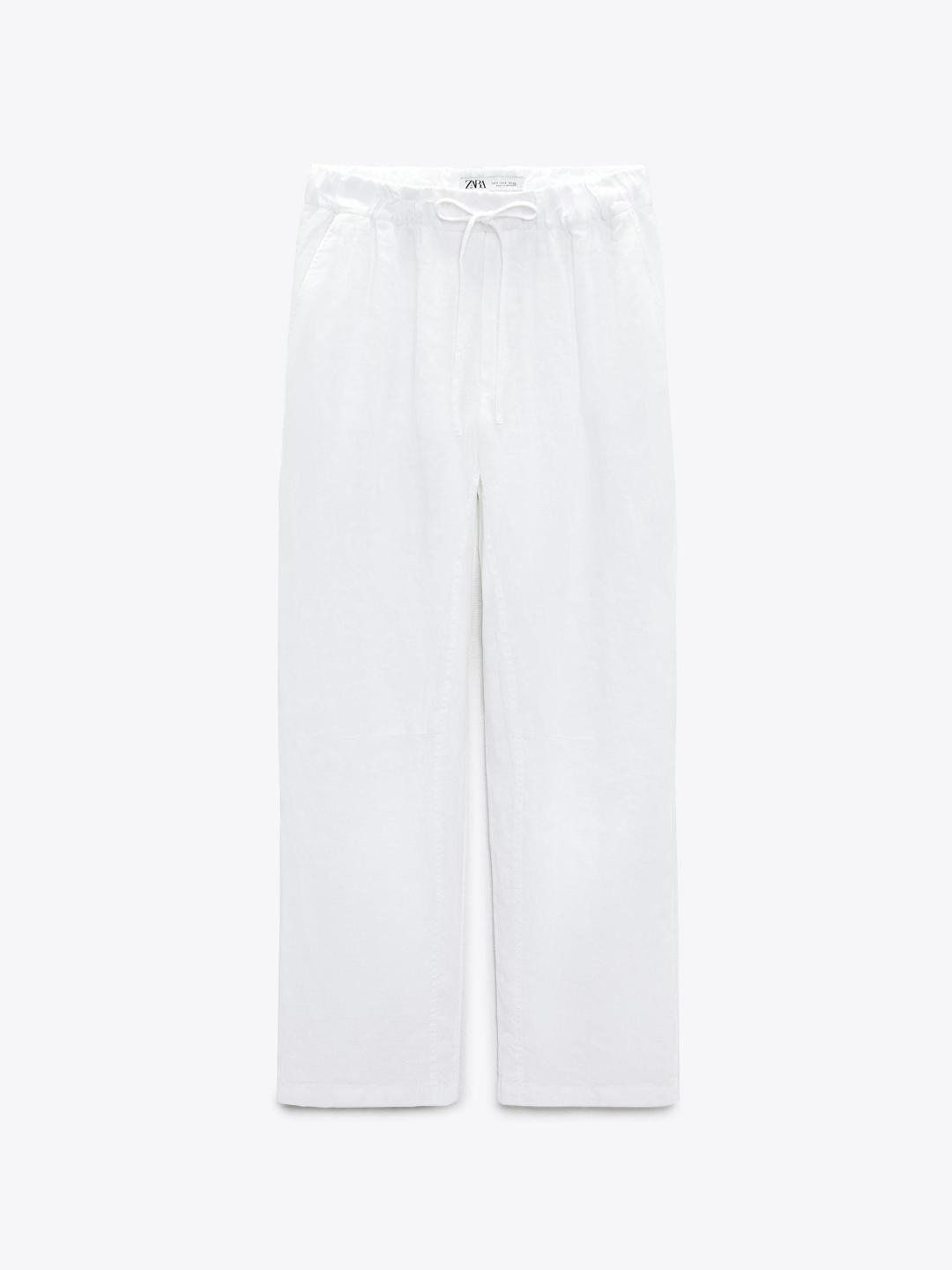 

ZARA Women White Trousers