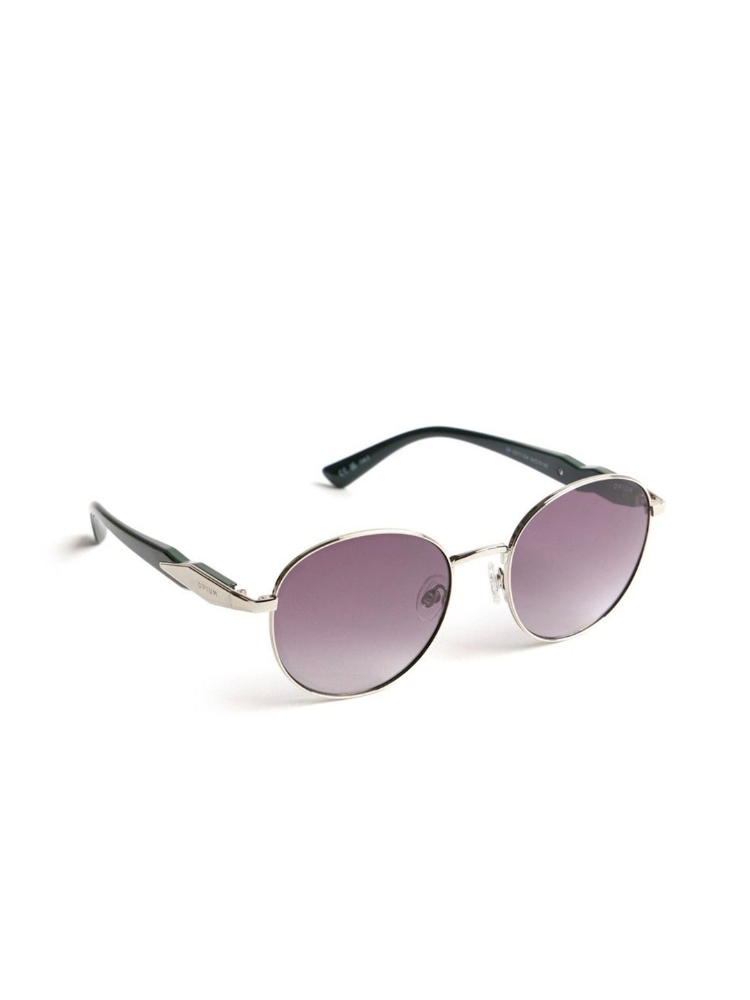 

OPIUM Women Round Sunglasses with UV Protected Lens OP-10217-C04-54-Silver