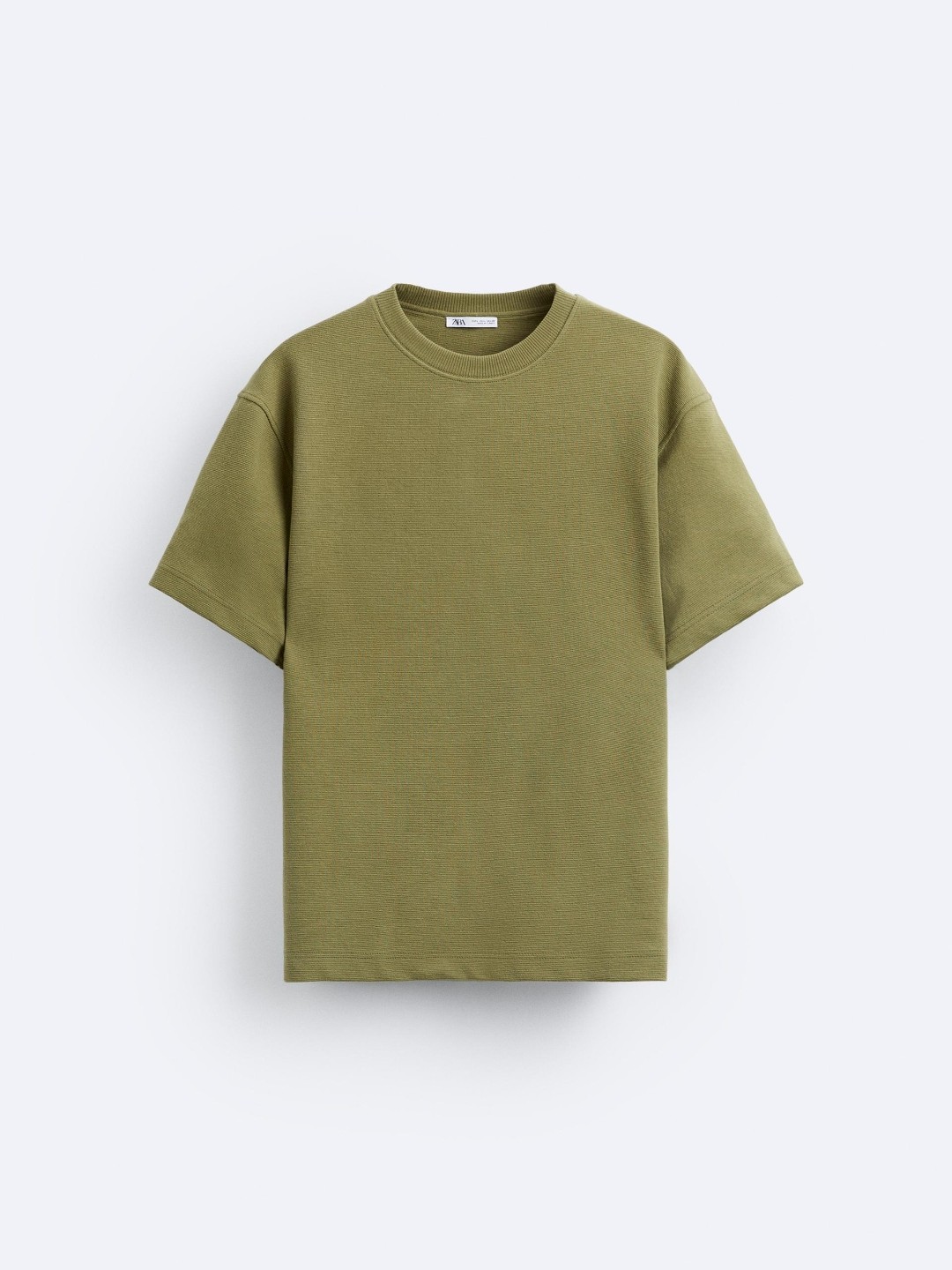 

ZARA Men Khaki Tshirts