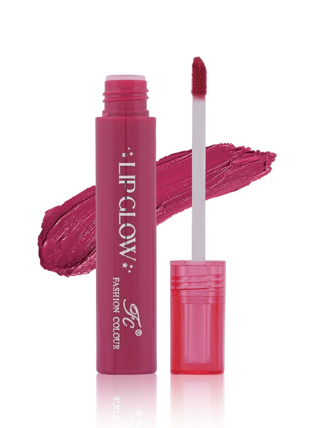 

Fashion Colour Pretty Lip Glow Non Transfer Liquid Lipstick - 3 ml - Fuchsia 14, Pink