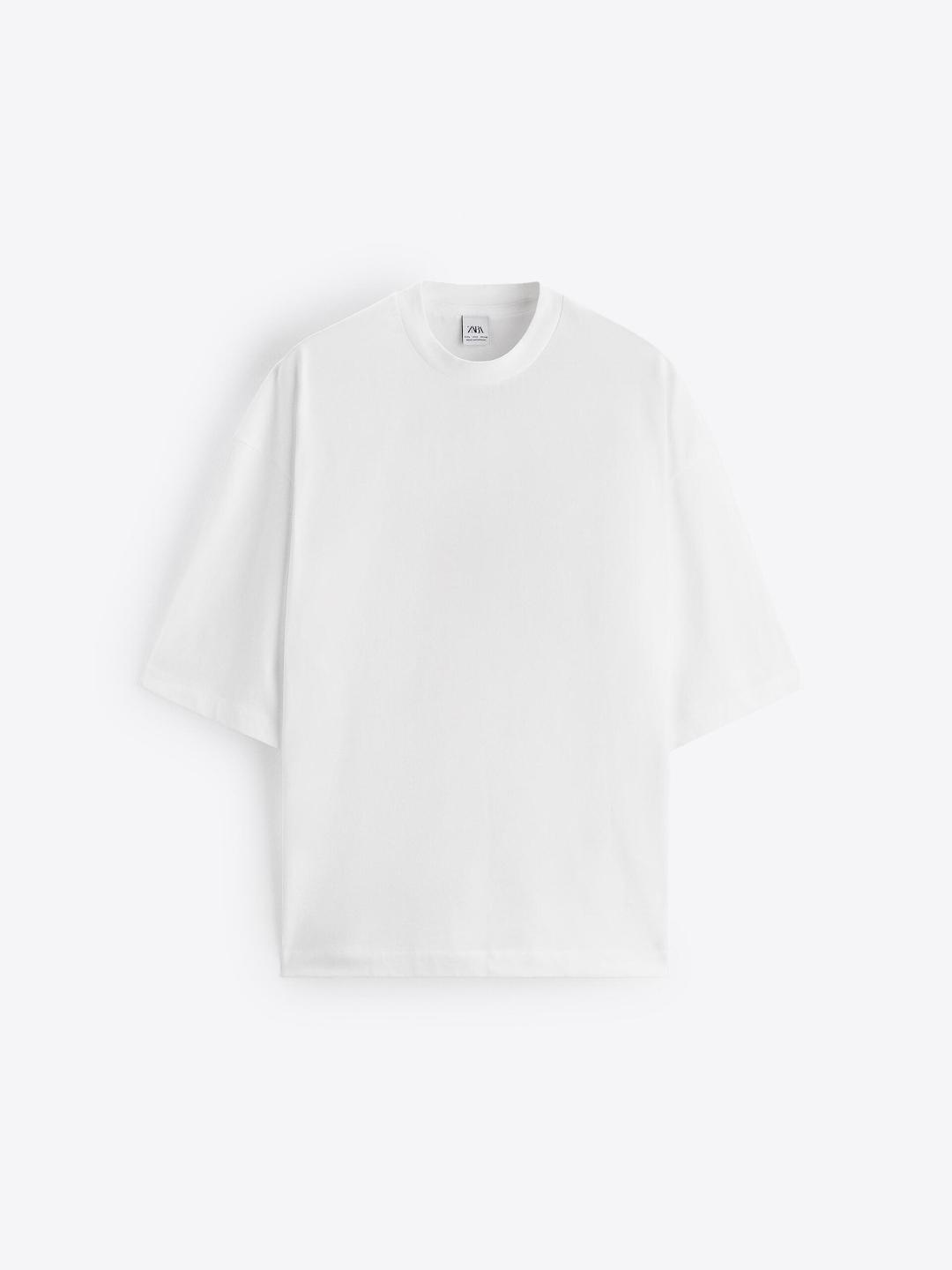 

ZARA Men White Tshirts