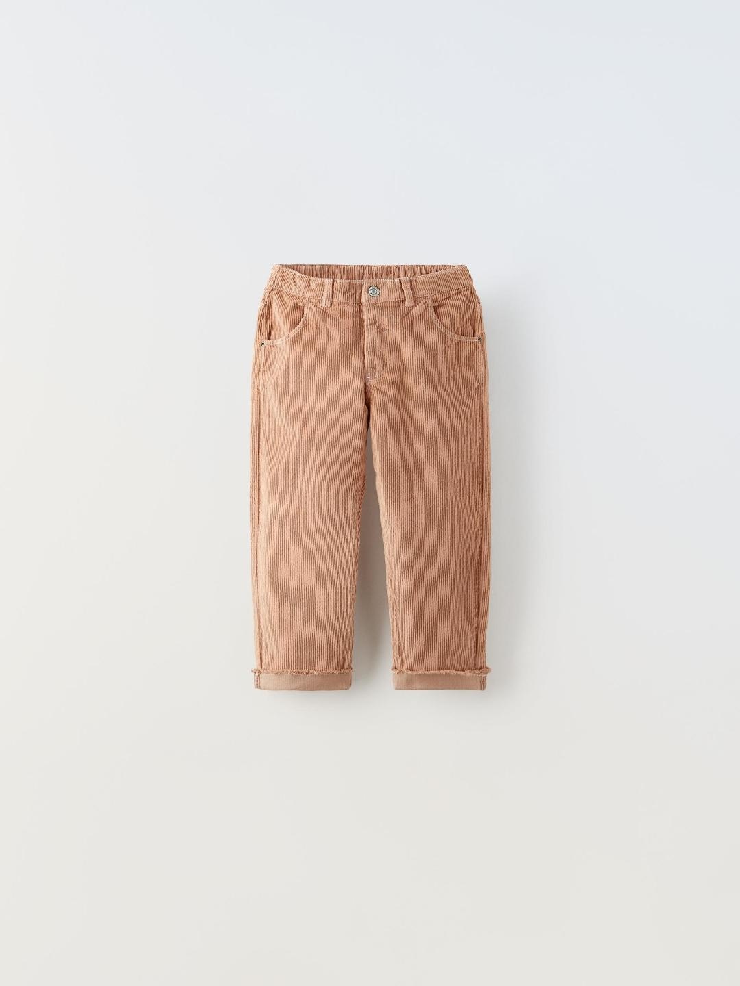 

ZARA Unisex Peach Trousers