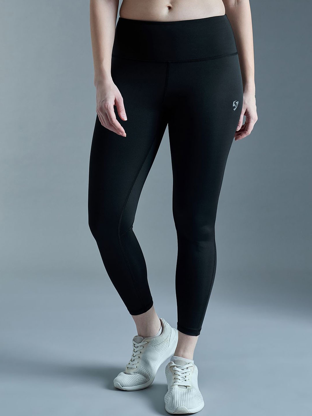 

SG Women Ankle-Length Gym Tights, Black