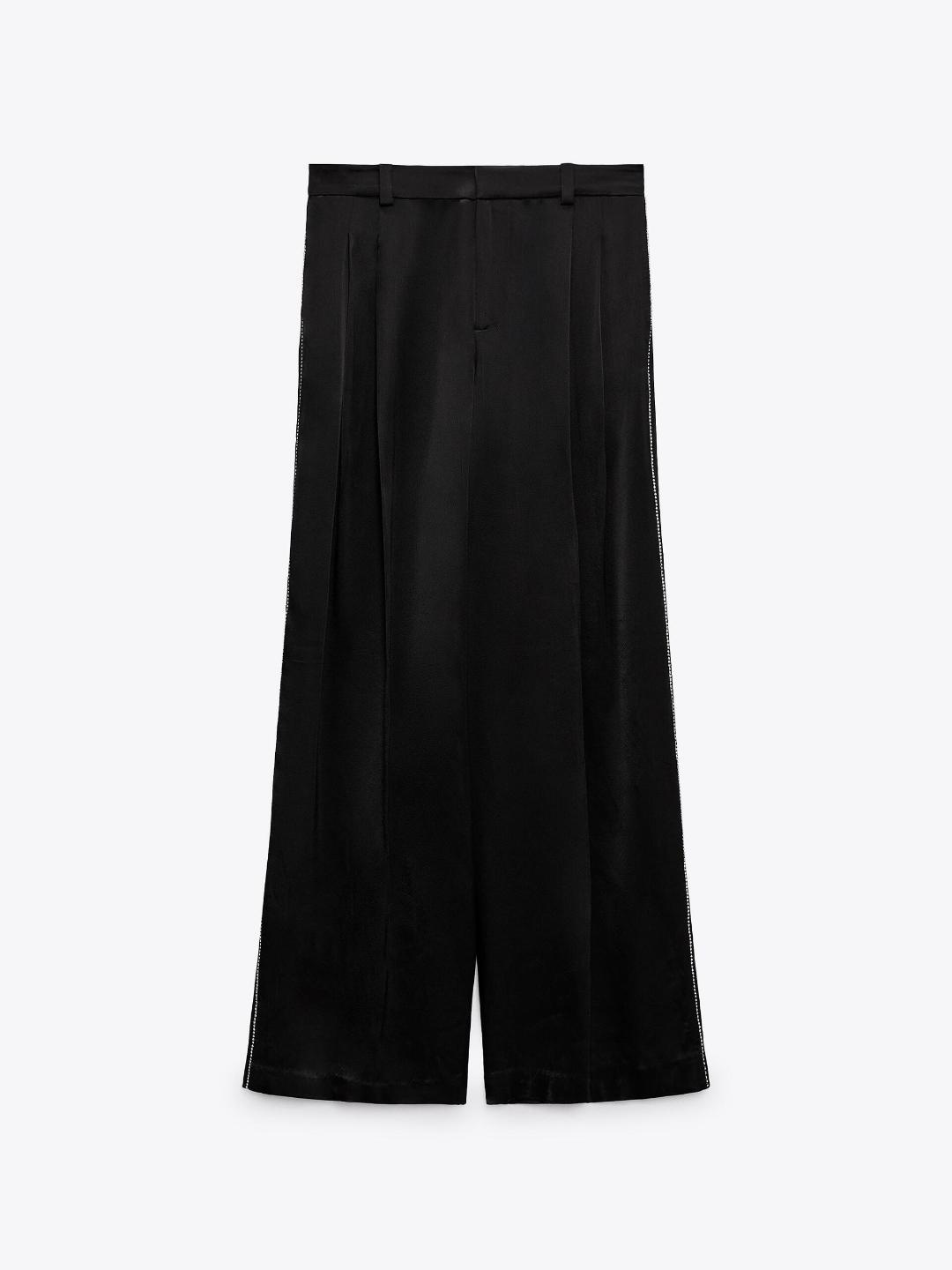 

ZARA Women Black Trousers