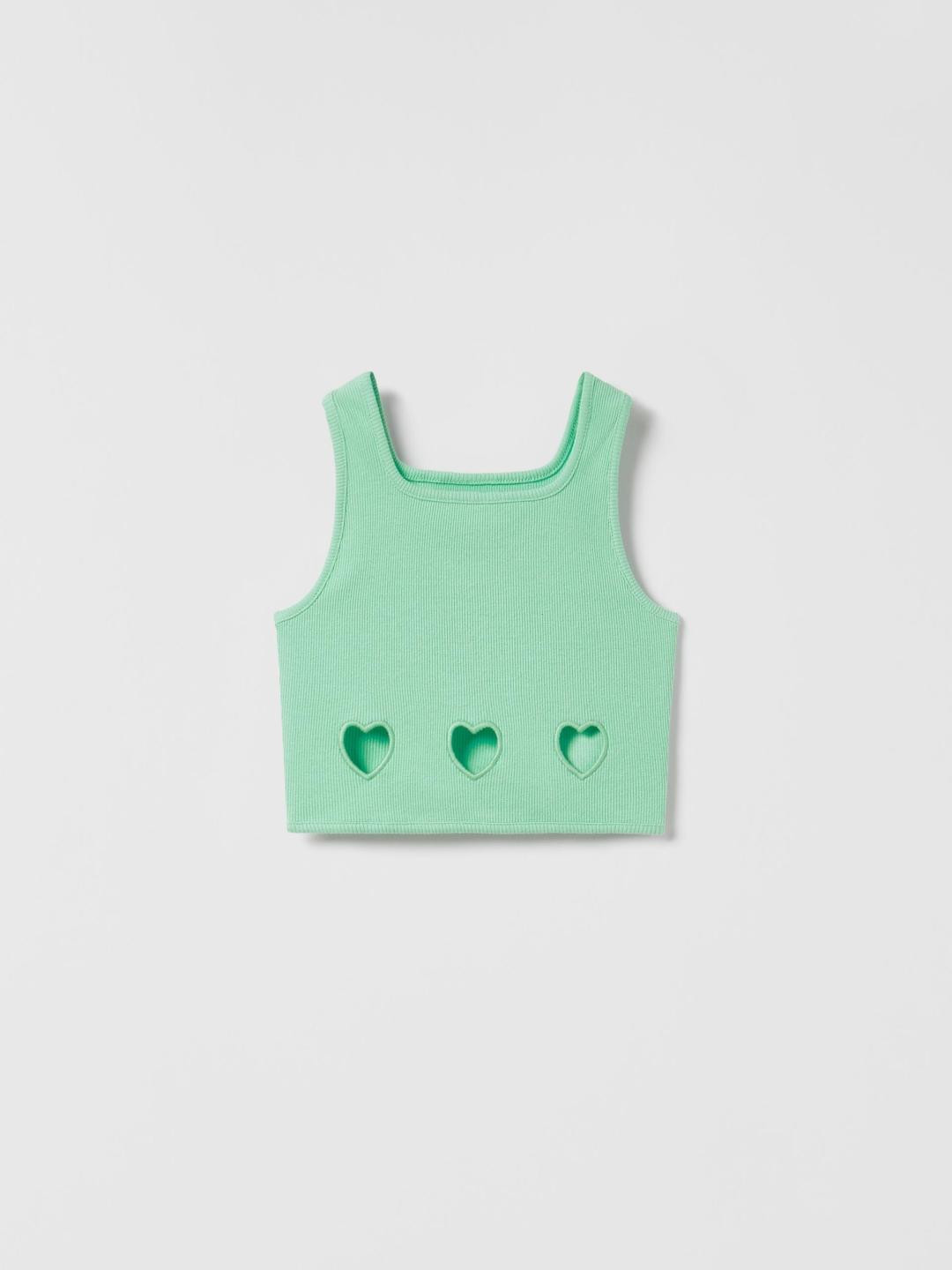 

ZARA Girls Green Tshirts