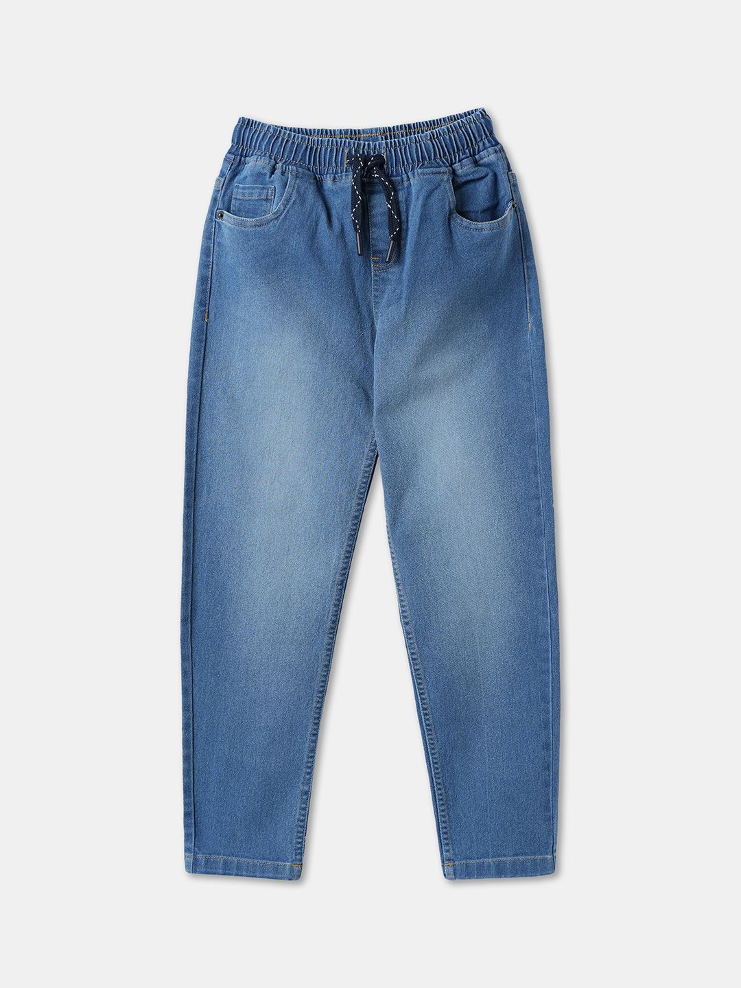 

R&B Boys Relaxed Fit Heavy Fade Jeans, Blue