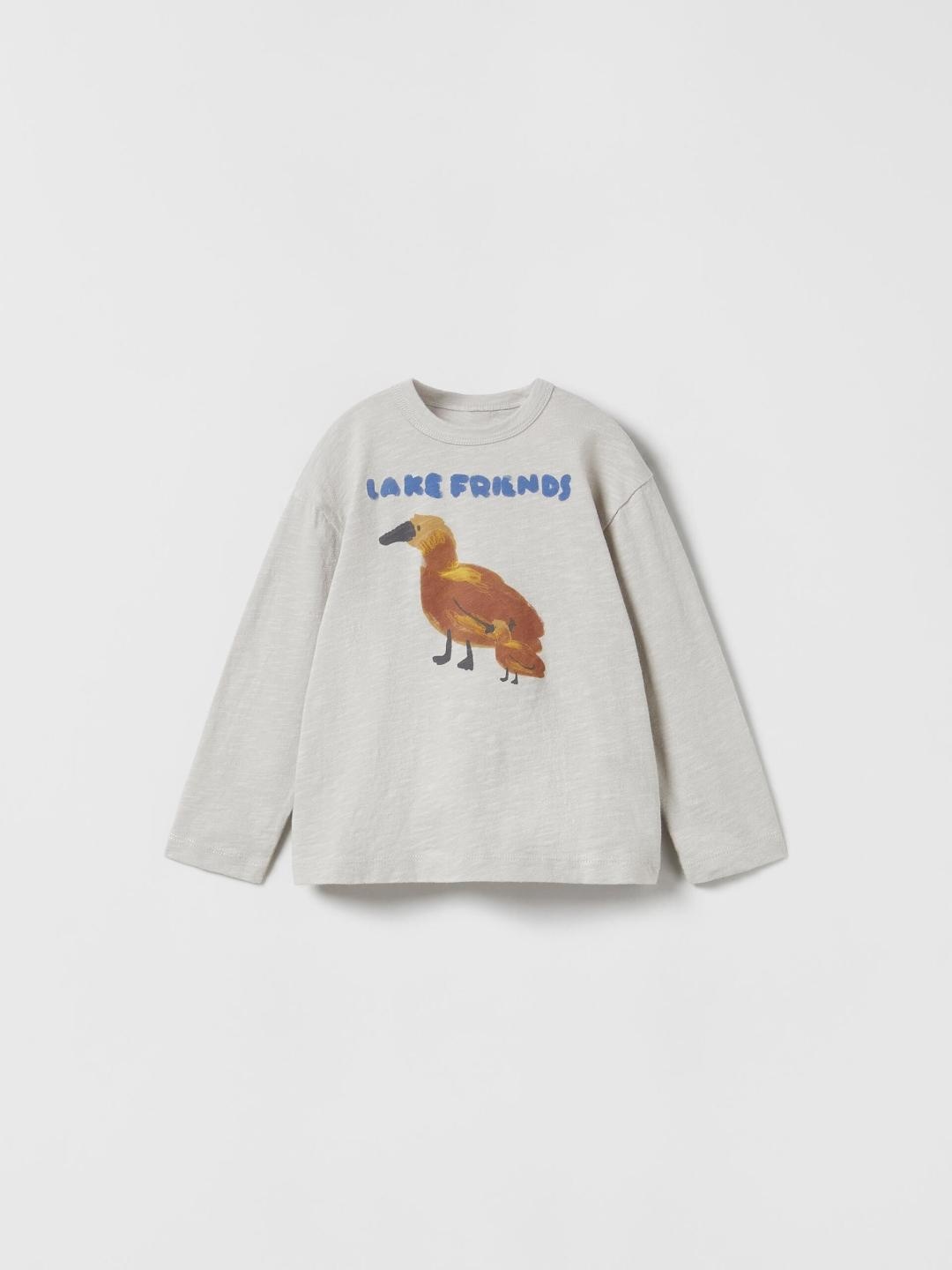 

ZARA Kids-Unisex Grey Tshirts