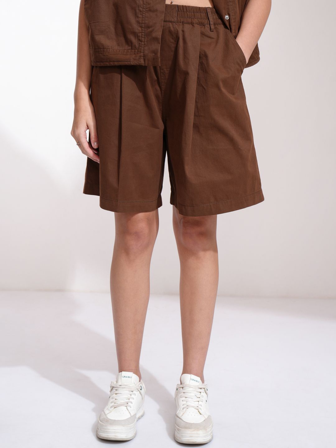 

Tokyo Talkies Women Shorts, Brown