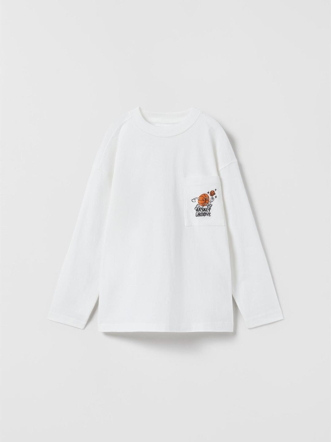 

ZARA Boys White Tshirts