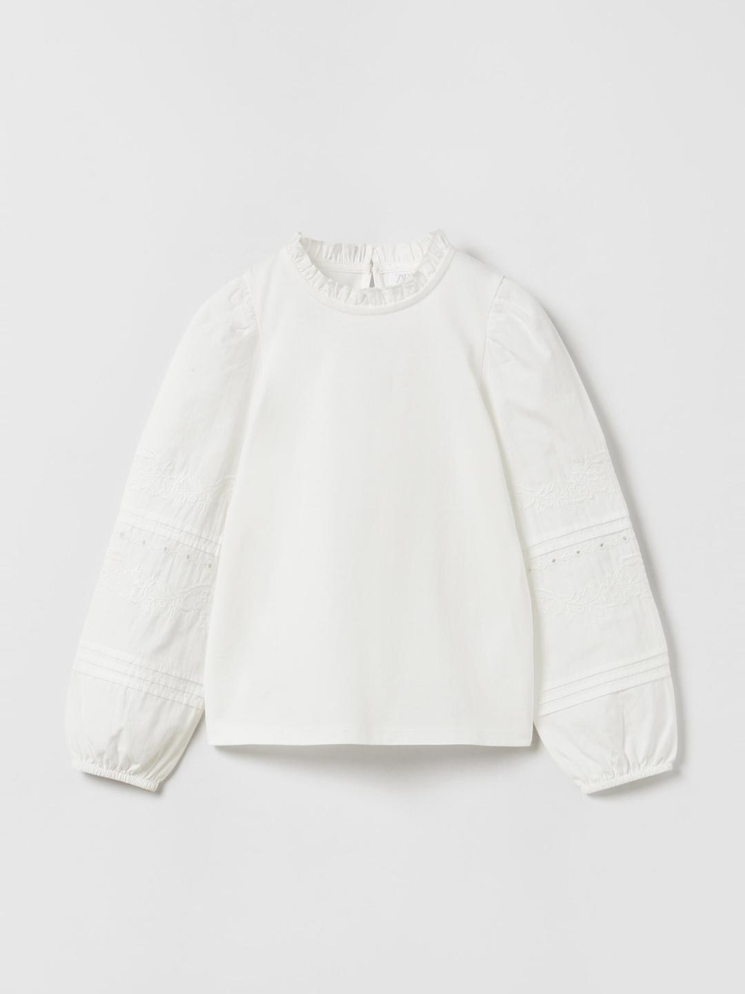 

ZARA Girls White Tshirts