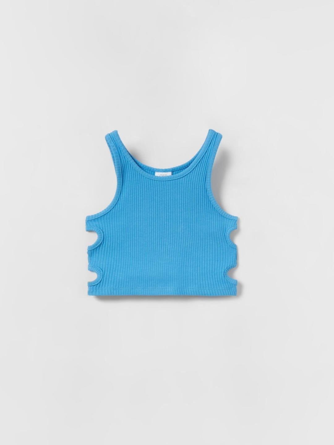 

ZARA Girls Blue Tshirts