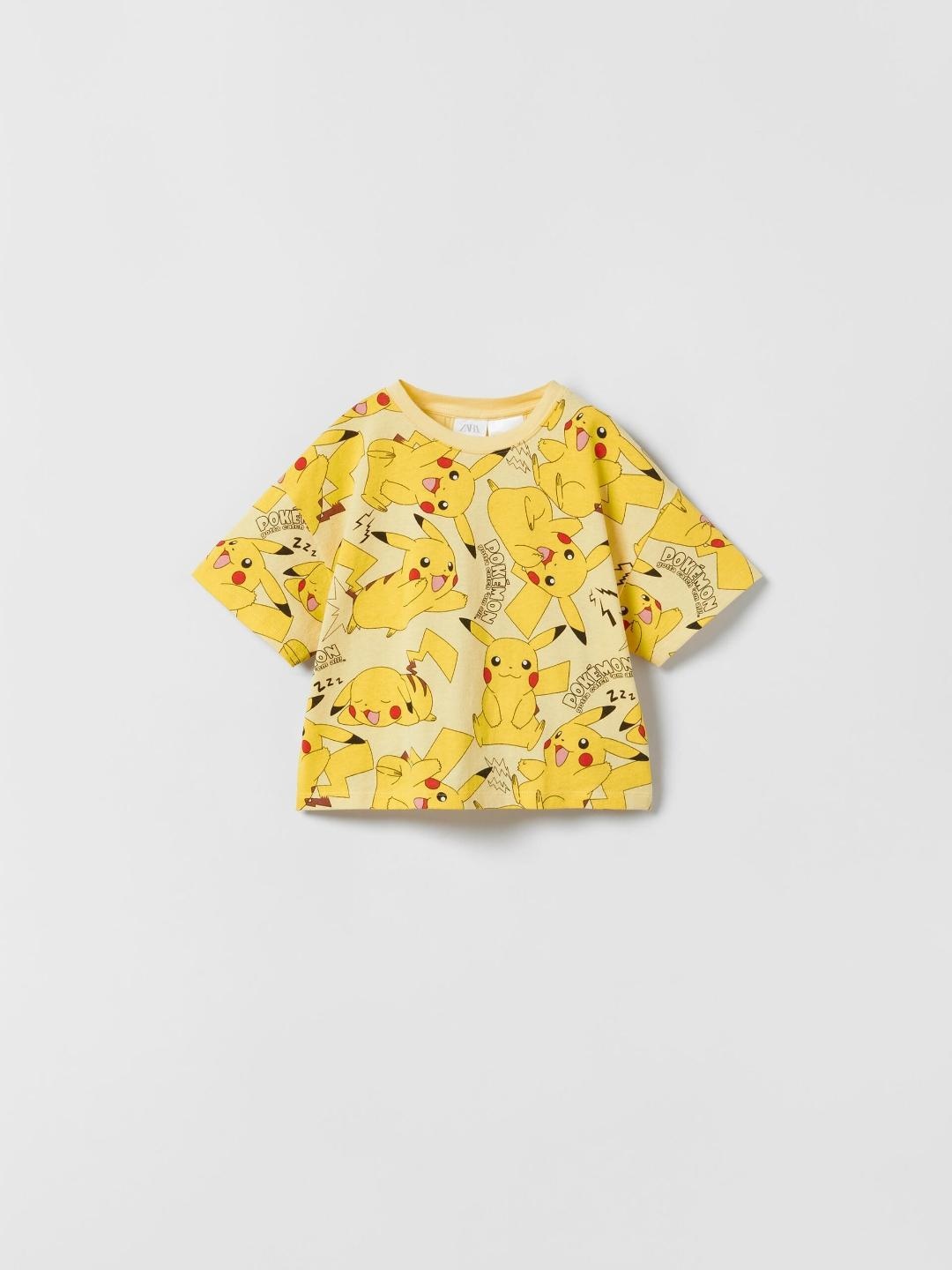 

ZARA Girls Yellow Tshirts