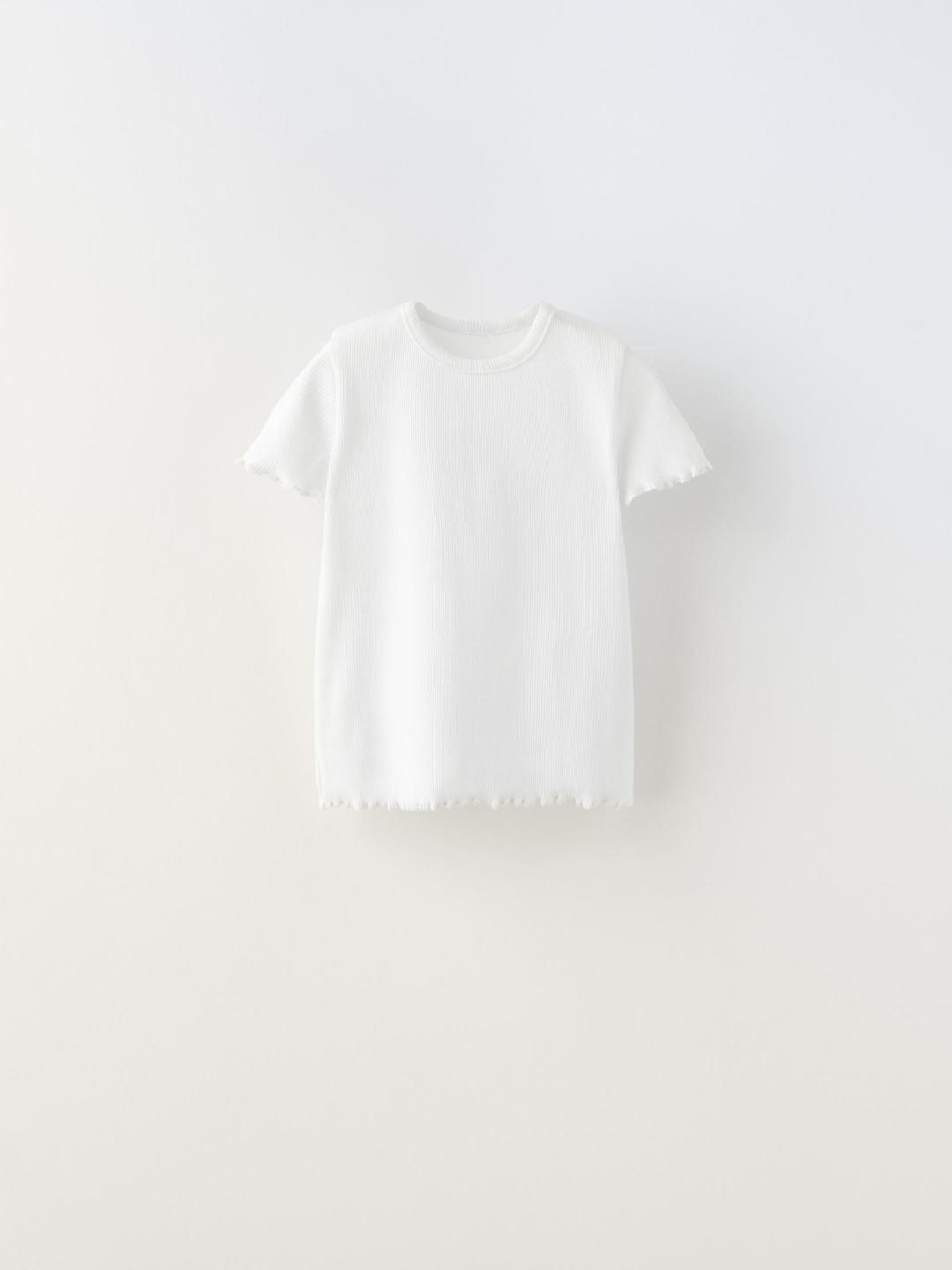

ZARA Kids-Unisex White Tshirts