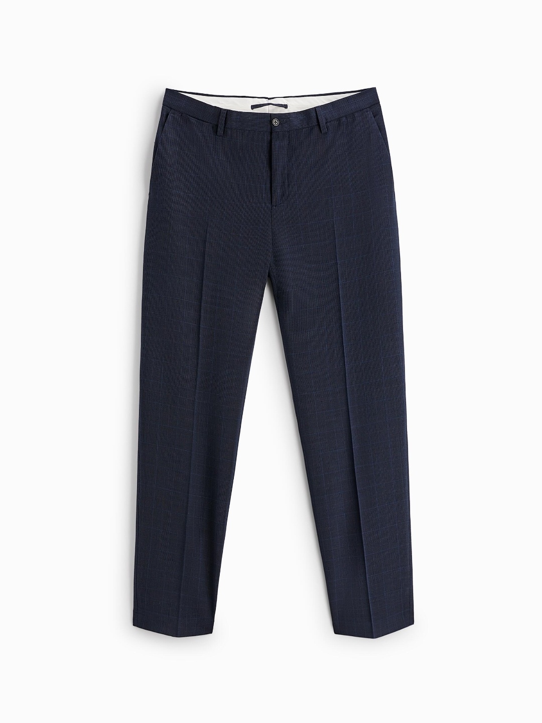

ZARA Men Navy Blue Trousers