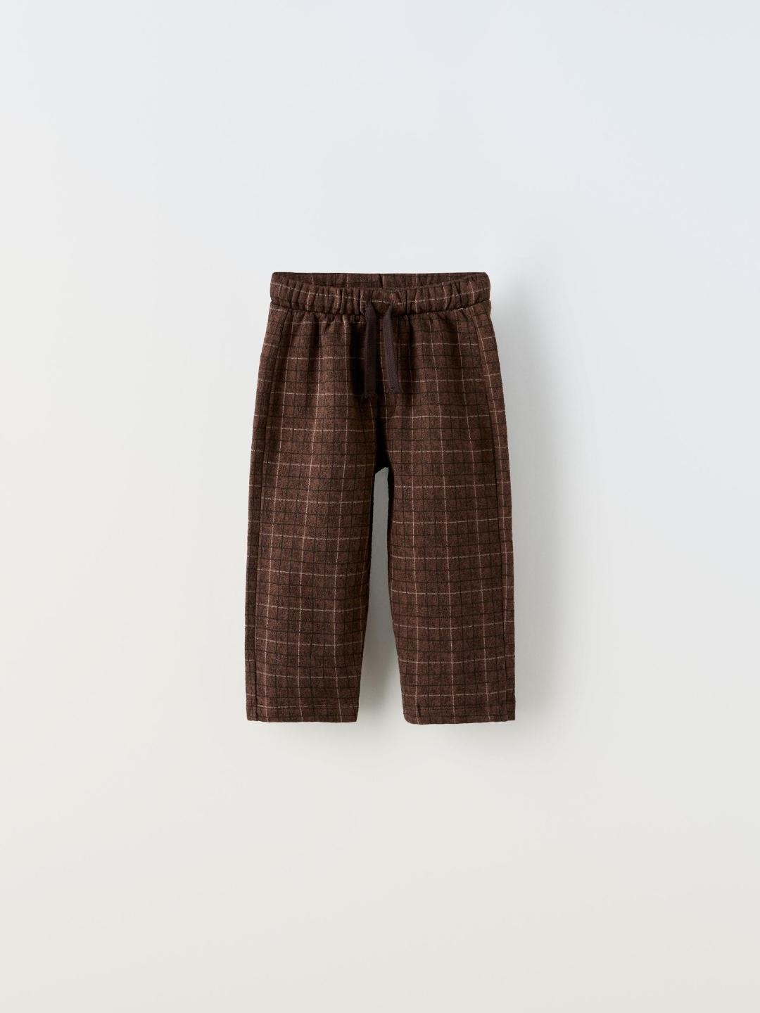 

ZARA Unisex Brown Trousers