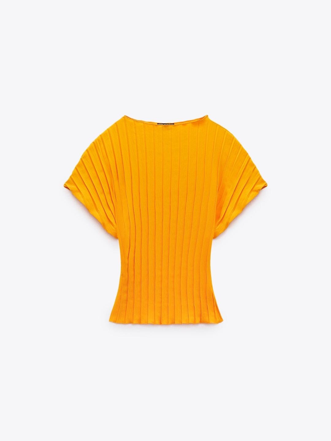 

ZARA Women Orange Tshirts