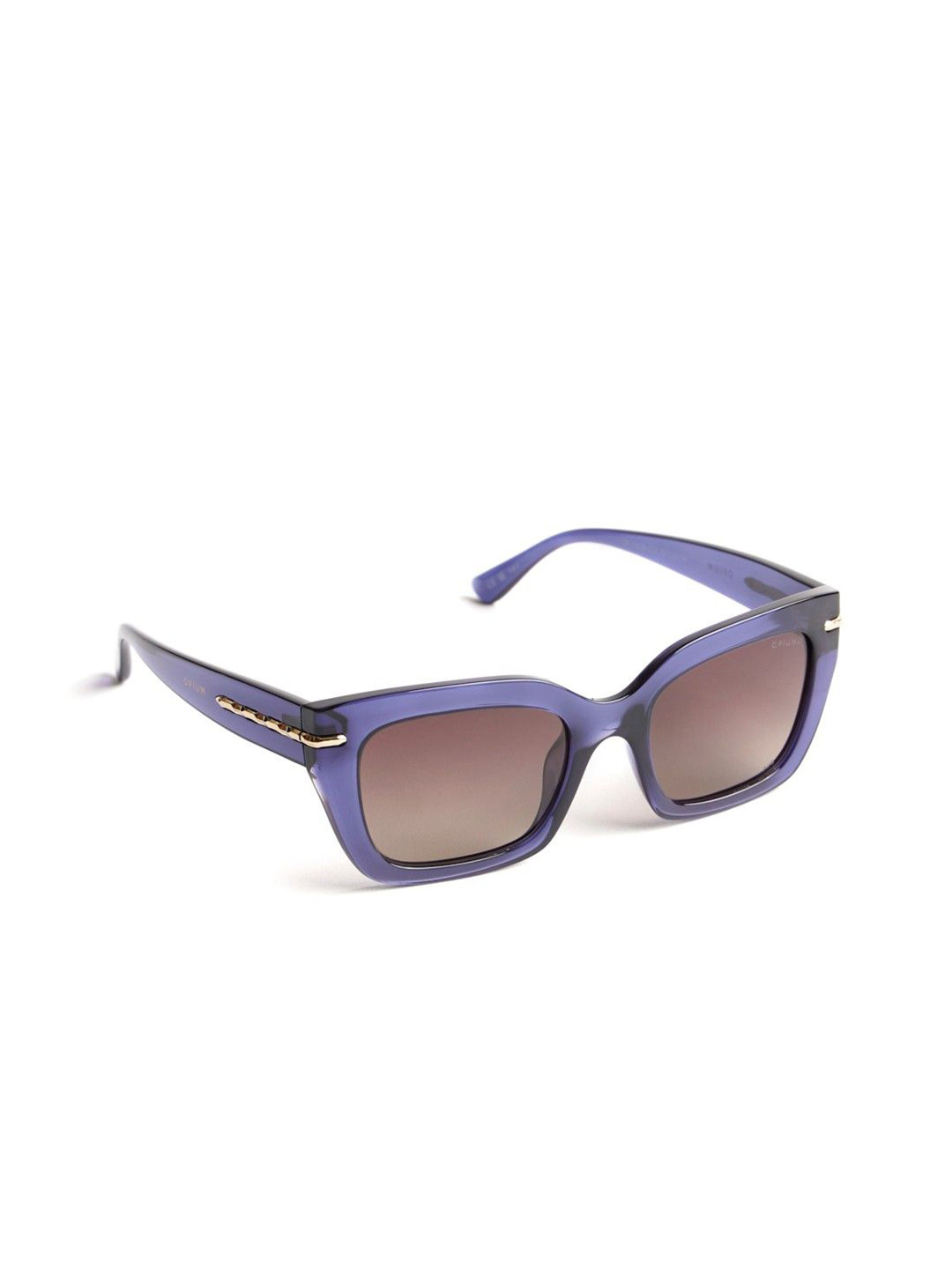 

OPIUM Women Butterfly Sunglasses with Polarised and UV Protected Lens OP-10206-C03-52, Purple