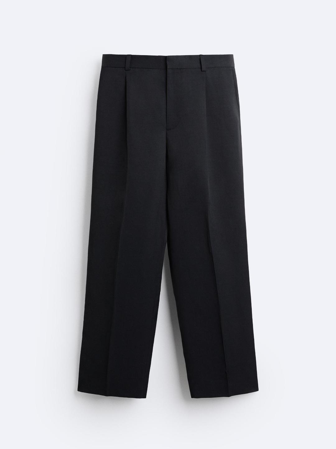 

ZARA Men Grey Trousers