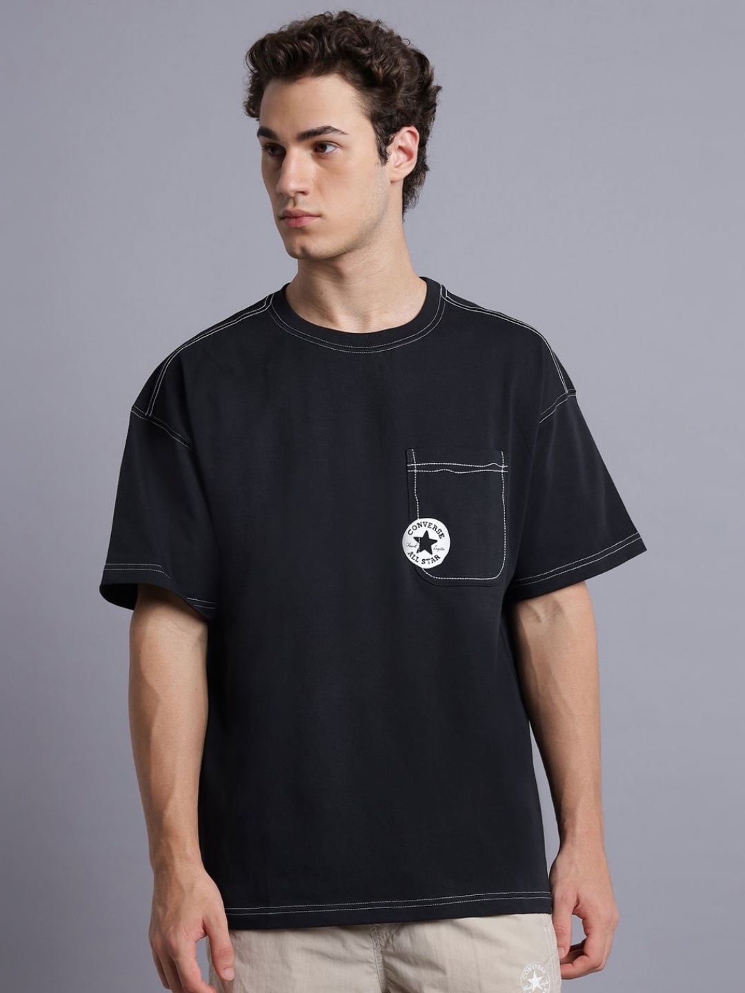 

Converse Men Sketch T-Shirt, Black