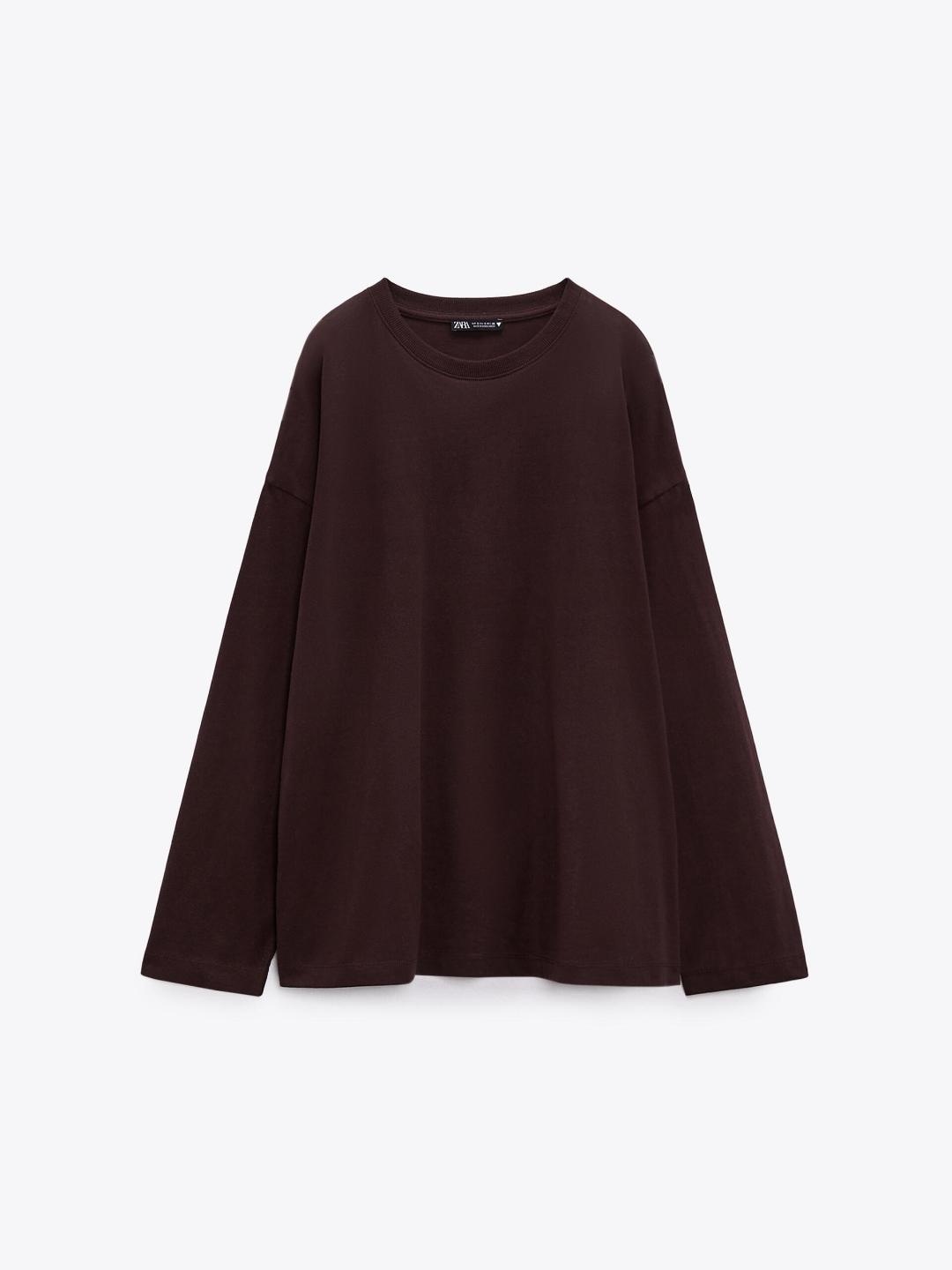 

ZARA Women Beige Tshirts