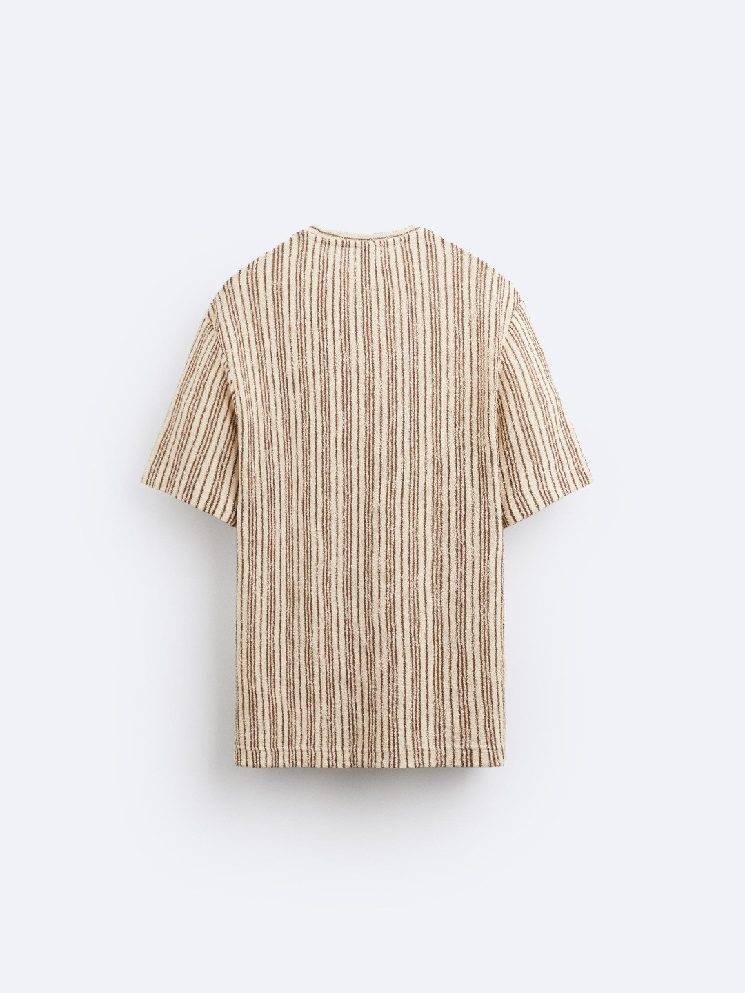 

ZARA Men Beige Tshirts