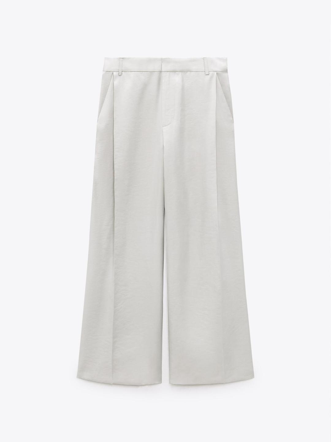 

ZARA Women Grey Trousers
