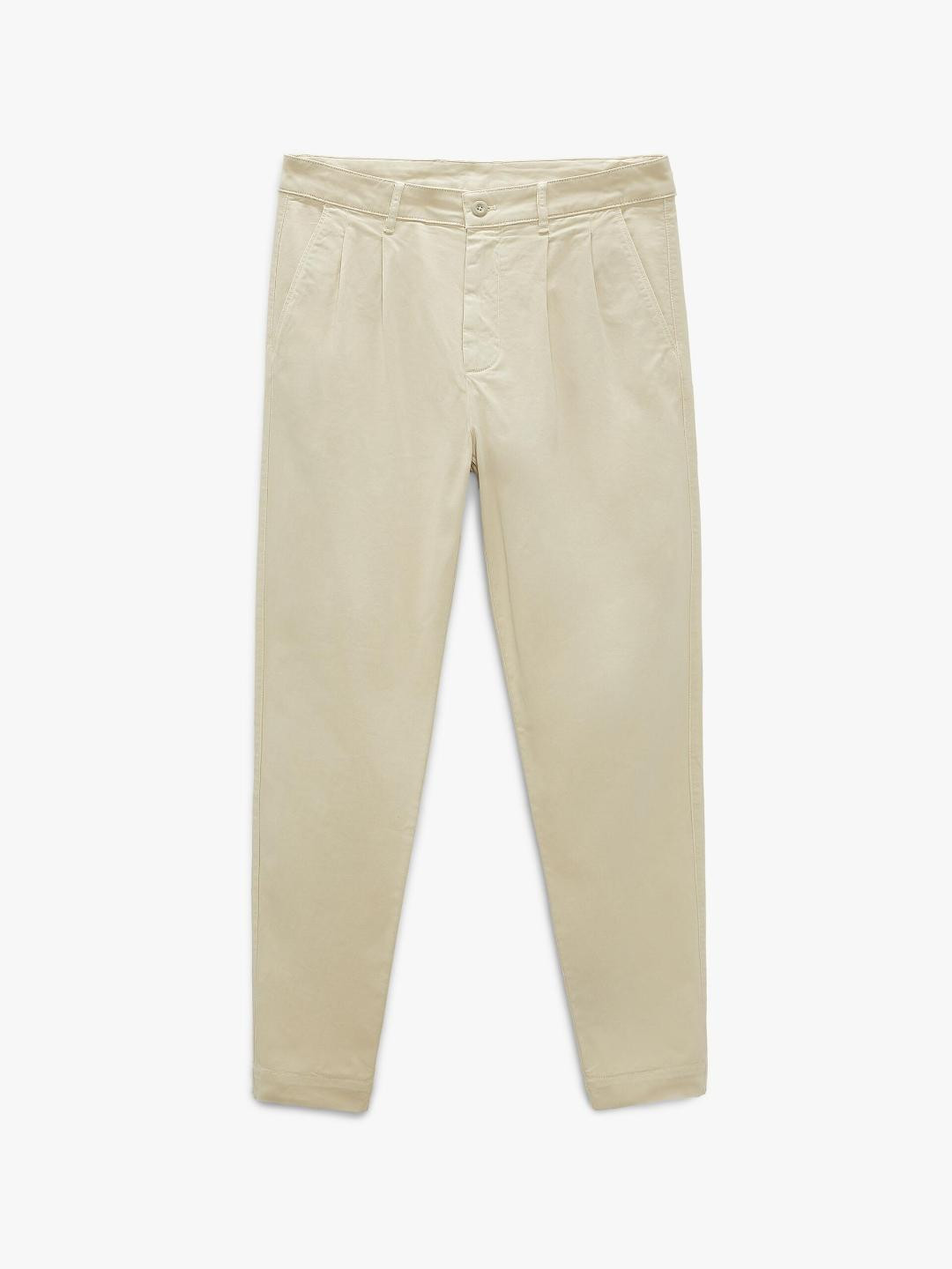 

ZARA Men Grey Trousers