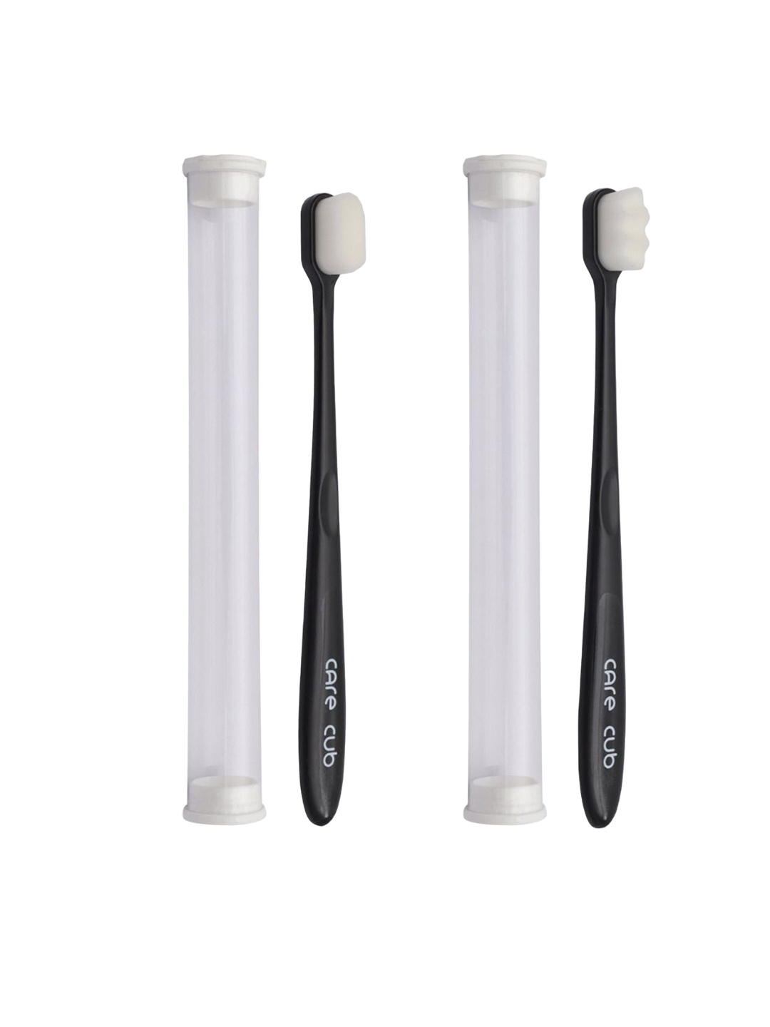 

CARE CUB Set Of 2 Ultra Soft Toothbrush, Black